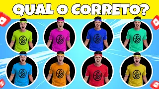 ▶️🤔 20 Super Desafios YOUTUBERS | 1% das Pessoas Acertam TUDO #quiz #drburguerquiz