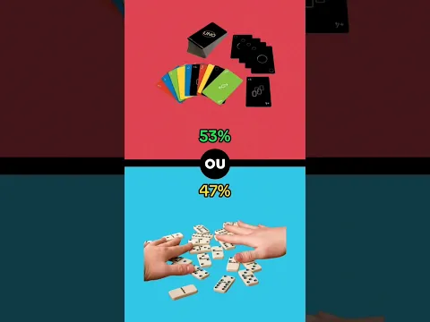 jogar uno ou jogar dominó?😁 qual você prefere? #shorts #quiz #nutella