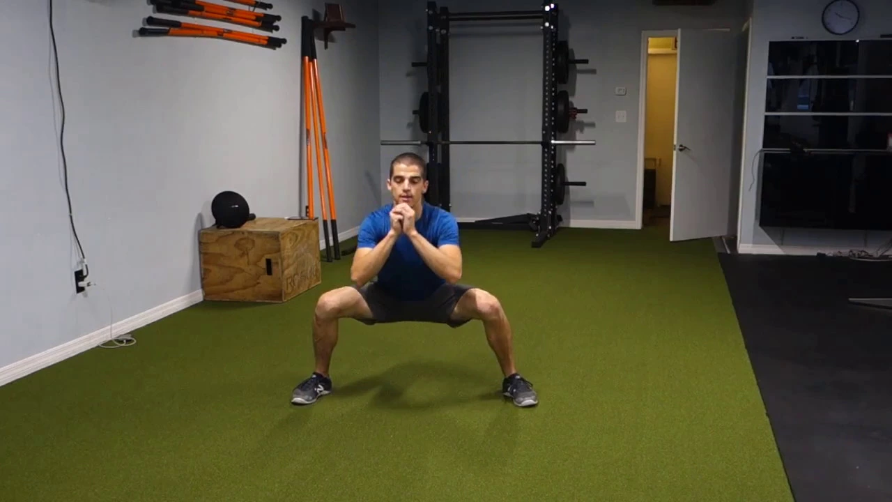Image Squat to Knee Raise
