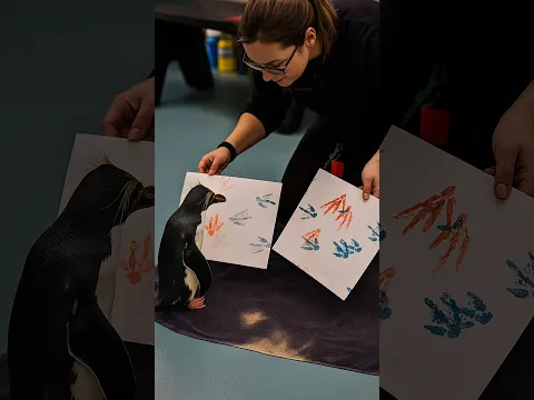 This Penguin Can Paint 🐧
