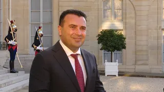 Изјава на премиерот Заев пред работната средба со претседателот на Франција Макрон во Париз