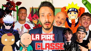 LA PIRE CLASSE DE FRANCE ! COMPILATION TIKTOK 2025 ! ( Mercredi addams, Naruto, inoxtag, fnaf... )