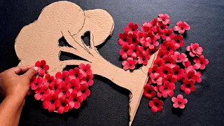 DIY Tree Style Paper Flower Wall Hanging/Paper Craft For Home Decoration/Tree Wallmate/Wall Hanging