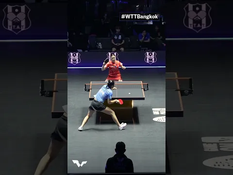 A whole new perspective of table tennis ✨ #WTTBangkok #TableTennis