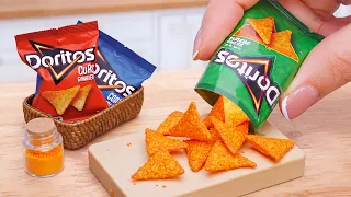 How to make Miniature Crispy Doritos Chips Recipe | ASMR Cooking Mini Food