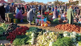 خيرات موجودة في سوق تلات لولاد نقدم لكم أتمنة خضار وفرجة ممتعة