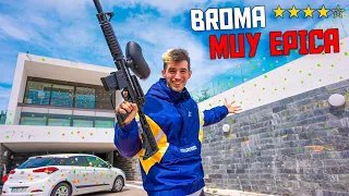 DESTROZO UNA MANSION DE YOUTUBERS CON ARMAS Y LLAMAN A LA POLICA !! *SALE MAL* Makiman