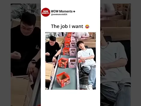 The job I want 😂
