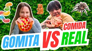 GOMITA VS COMIDA REAL con mama YODA