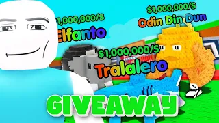 Giving Away Brainrots in Steal A Brainrot