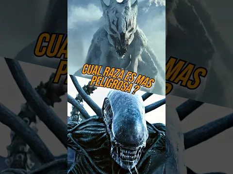 Que RAZA es más PELIGROSA, Aliens o Espinas Blancas #shortvideo #monster #video
