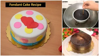 Fondant Cake Recipe - फोंडाण्ट से केक आइसिंग करने का तरीका सीखे