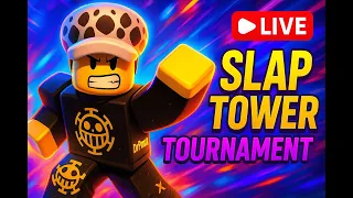 💥 Torneo en Vivo Slap Tower | ¡Gana Robux en Directo! 🏆💰