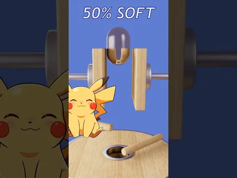 Soft from 0-100% with Pikachu