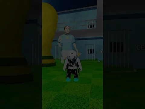 Haaland Prison Run | Escaping Giant Haaland 🫢😱 | #roblox #shorts