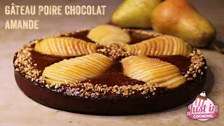 Recette de Gâteau Fondant Poire Chocolat Amande