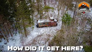 Abandoned 1940's Caboose Found Deep In The Woods. It’s been here for over 30 years!