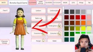 Ada Karakter Baru Boneka Squid Game di Sakura School Simulator @TukanGGamingREDO