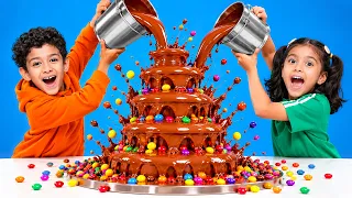 Chocolate Fountain CHAOS with Kids! 🍫💥