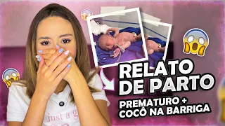 RELATO DE PARTO CESÁREA: ELE FEZ COCÔ DENTRO DA MINHA BARRIGA!! 🤰🏻