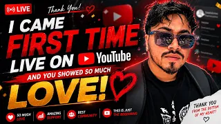 My first live rakki yadav🥺❤️
