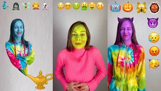 Best ✅🧞‍♂️🧚‍♀️😵‍💫👻🧜‍♀️🥶 Emoji Challenge - Cartoon characters | Compilation #Shorts AnnaKova