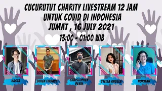 CUCURUTUT Charity Stream 12 Jam untuk Lawan COVID-19 di Indonesia