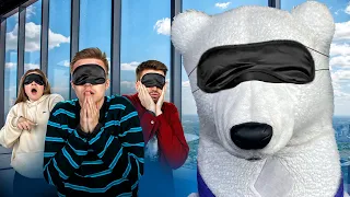 ЧЕЛЛЕНДЖ. 24 ЧАСА С ЗАКРЫТЫМИ ГЛАЗАМИ 😱😱😱