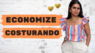 Blusa para iniciante com 70 cm de sarja!