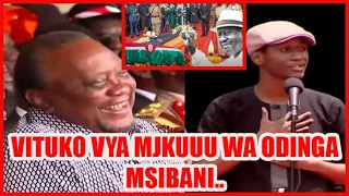 MJUKUU WA ODINGA AWAVUNJA MBAVU WATU MSIBANI KWA ODINGA