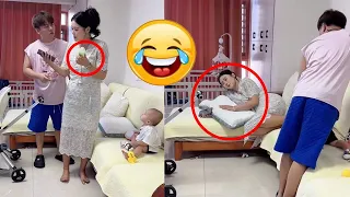 The mother is confused when taking care of the baby. Everything she sees is a baby.