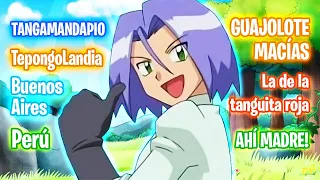 Las mejores frases de JAMES Equipo Rocket - 😆 DOBLAJES RANDOM #7 -