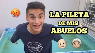 LE LIMPIE LA PILETA A MIS ABUELOS💦
