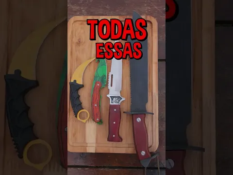Comprei as FACAS mais FAMOSAS do Mundo