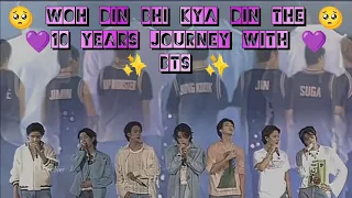 Woh Din BTS 10th anniversary edit fvm vm hindi rm Jin suga jhope jimin v jk Bangtan Sonyeondan