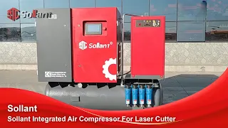 Sollant Integrated Air Compressor For Laser Cutter