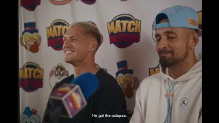 Nick Kyrgios and Bailey Smith get defeated by Kalyn Ponga in Match Masters