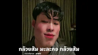 กล้วยส้ม มะละกอ กล้วยส้ม เพลงปั่นๆ easy boy 