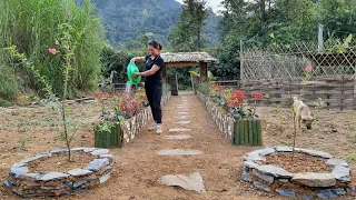 FULL VIDEO: 35 Days making very beautiful wood stove from clay, Garden decoration, Pet care - Farm