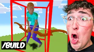 I Secretly Cheated Using an AUTO Build Mod in Minecraft