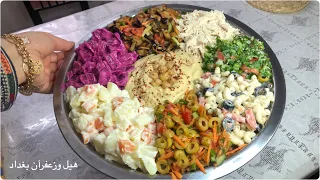 مقبلات المطاعم😍حمص بطحينة وباذنجانية وزيتونية وسلطة بطاطا/غيرها٨ أنواع من الذ مقبلات المطاعم