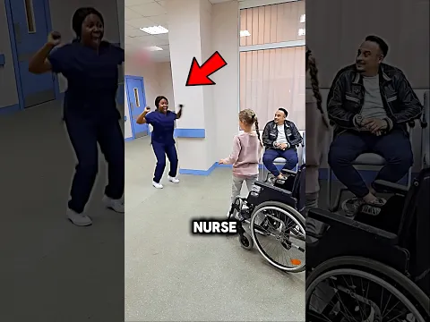 When the doctors gave up this nurse took care of her and finally she walk ❤️