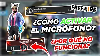 Como ENCENDER el MICRÓFONO de Free Fire Nueva Actualización