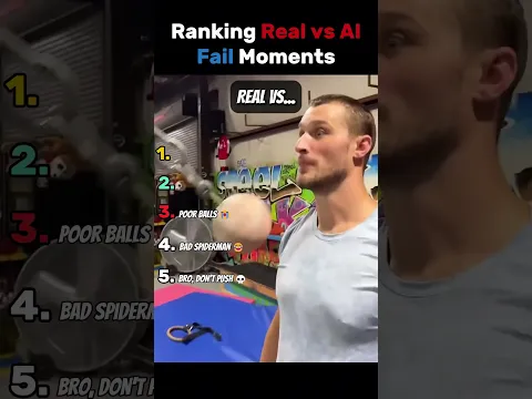DO NOT CHECK THE SOUND! 😭 Real vs AI Ranking