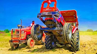 Mahindra and Tractor Stuck in Mud | Mahindra 575 got Fired stend mahindra novo 605 Kubota Models | 