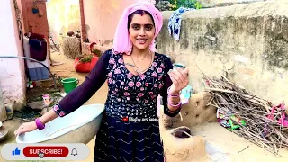 चूल्हा को मिट्टी और गाय का गोबर से लीपाई करी 🥰🥰♥️#trending #meenu #youtube #video #vlog #desi