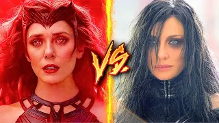 Scarlet Witch vs Hela Fight | Comparison | Super Santro