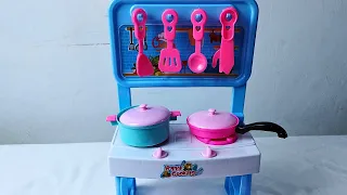 2 minutes Satisfying with Unboxing Hello Kitty Sanrio Mini Kitchen Set | ASMR
