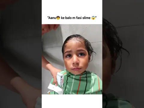 Ayaan 🧒 ke balo m fasi slime 😱 #armaanmalik #payalmalik #krtikamalik #shorts