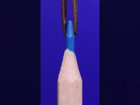 Color pencil & Tweezers (ASMR Close up/macro) #macro #asmrvideo #satisfying #asmrsounds #closeup